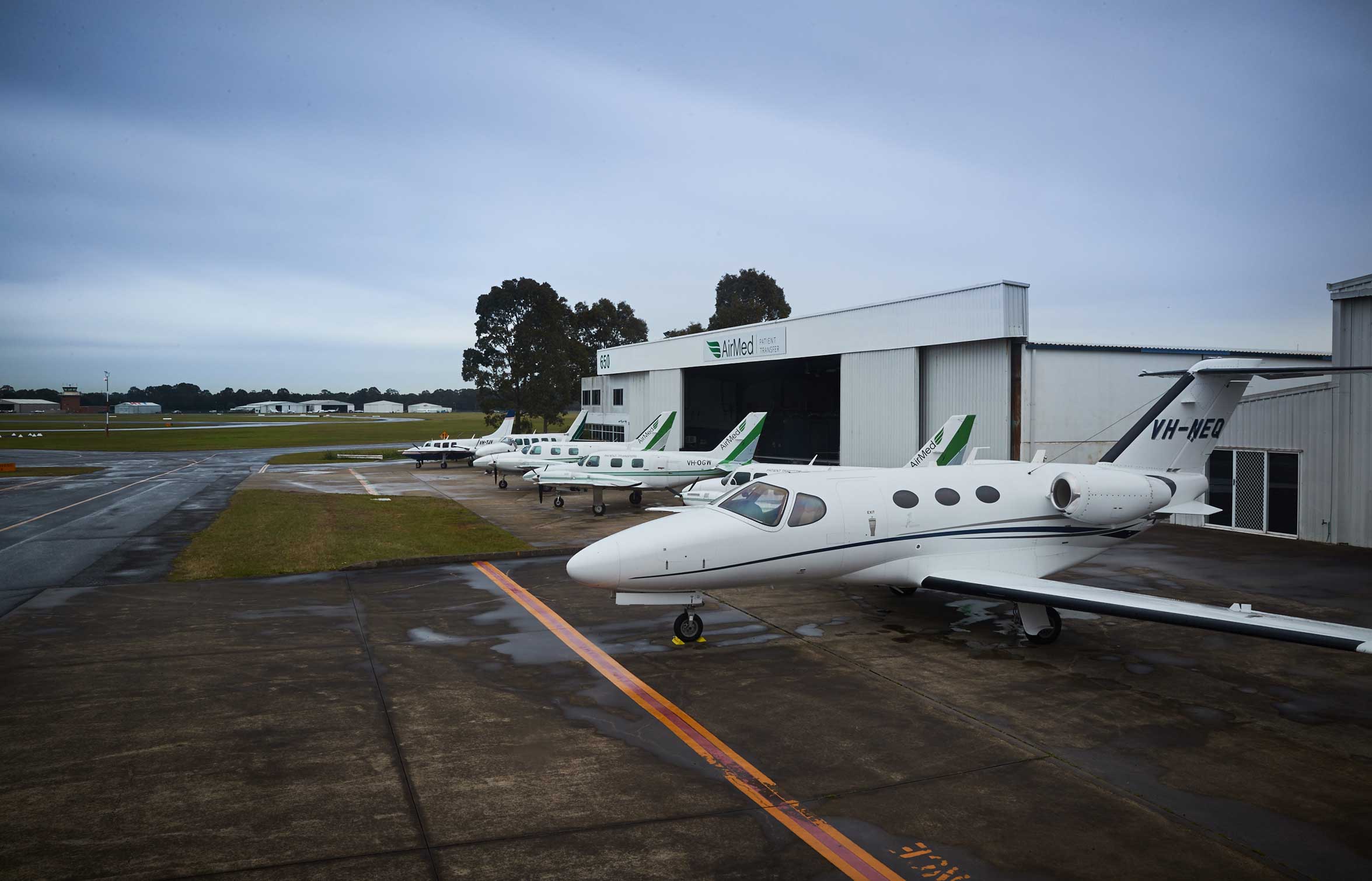 AirMed Air Ambulances fleet